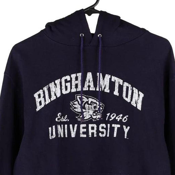 Vintage purple Binghamton University Champion Hoodie - mens medium