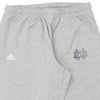 Vintage grey University of Notre Dame Adidas Joggers - mens medium