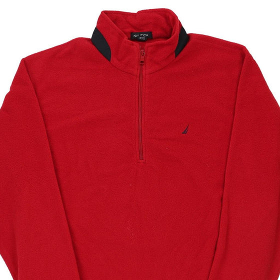 Vintage red Nautica Fleece - mens large