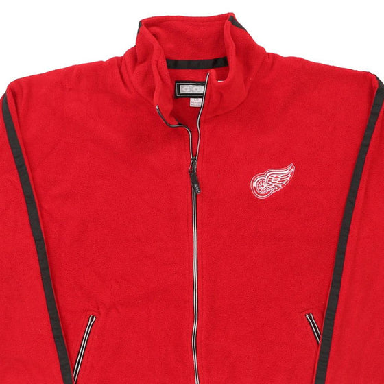 Vintage red Detriot Red Wings Ccm Fleece - mens large