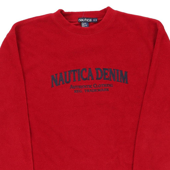 Vintage red Nautica Fleece - mens medium