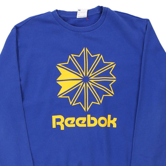 Vintage blue Reebok Sweatshirt - mens medium