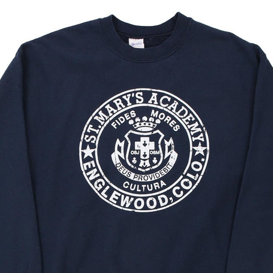 Vintage navy Age 14-16 St. Marys Academy Englewood, Colo Gildan Sweatshirt - boys medium