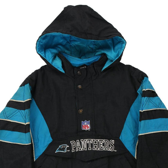 Vintage black Age 10-12 Carolina Panthers Nfl Pro Line Windbreaker - boys medium