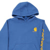 Vintage blue Age 10-12 Carhartt Hoodie - boys medium