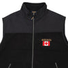 Vintage black Canada Woolrich Fleece Gilet - mens x-large