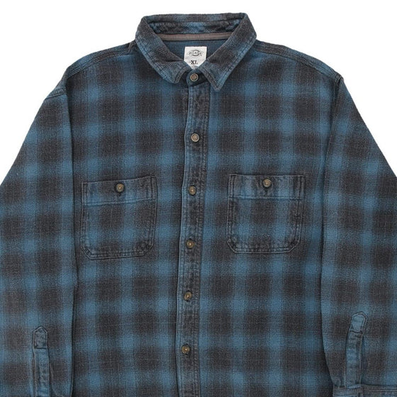 Vintage blue Dickies Flannel Shirt - mens x-large