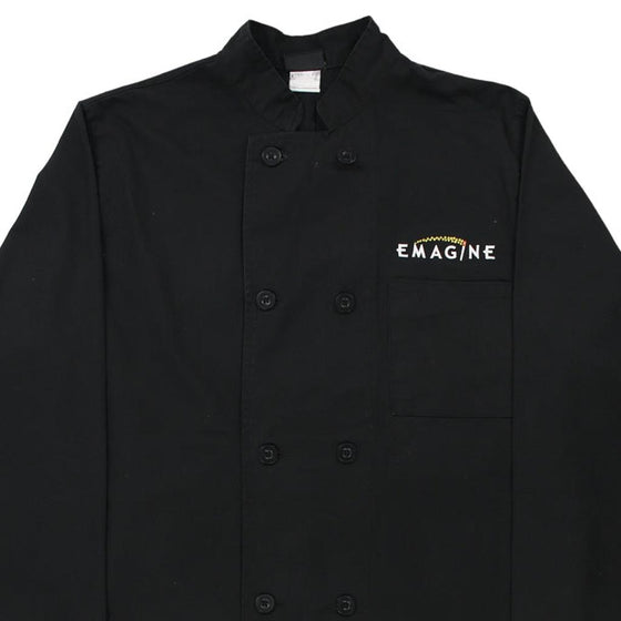 Vintage black Emagine Chef Dickies Shirt - mens medium