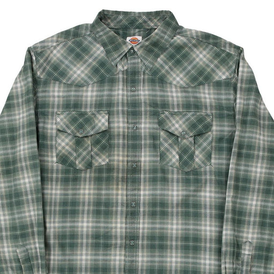 Vintage green Dickies Flannel Shirt - mens x-large