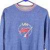 Vintage blue Age 12 Lee Sweatshirt - girls x-large