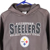 Vintage grey Age 12-14 Pittsburgh Steelers Nfl Hoodie - boys large