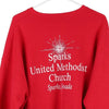 Vintage red Sparks United Methodist Church Nevada Lee Sweatshirt - mens x-large