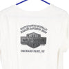 Vintage white Orchard Park, New York Harley Davidson T-Shirt - womens medium