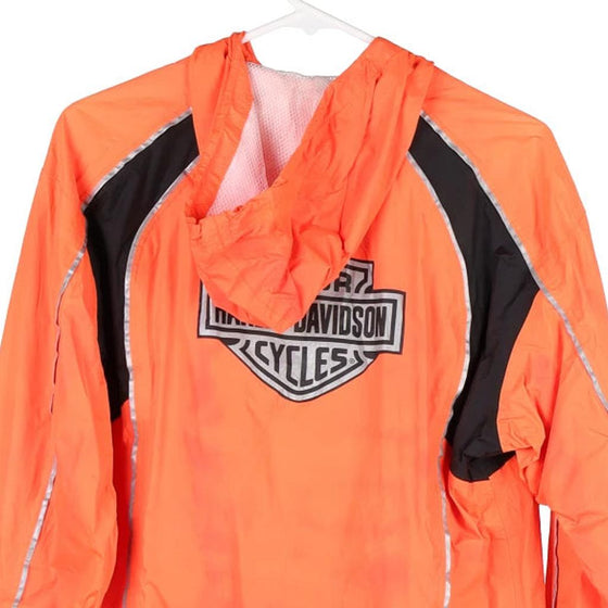 Vintage orange Harley Davidson Jacket - womens medium