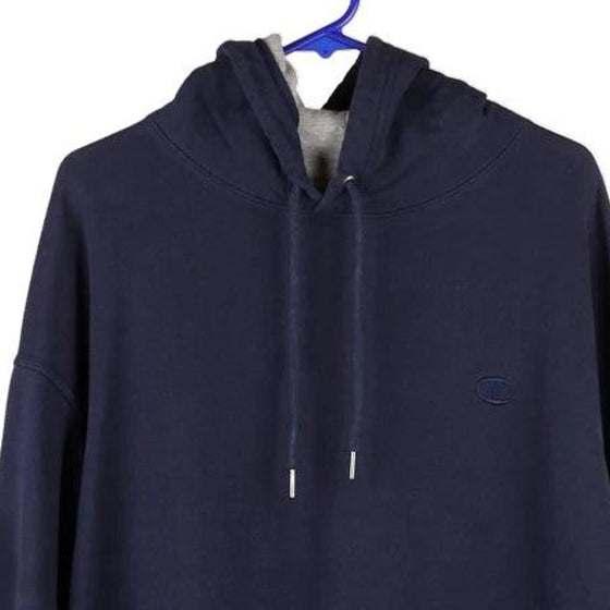 Vintage navy Champion Hoodie - mens xx-large