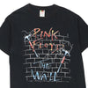 Vintage black Pink Floyd Fruit Of The Loom T-Shirt - mens large