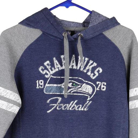 Vintage blue Seattle Seahawks Nfl Hoodie - womens small