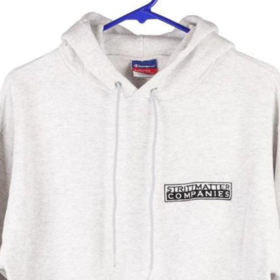 Vintage grey Strittmater Companies Champion Hoodie - mens medium