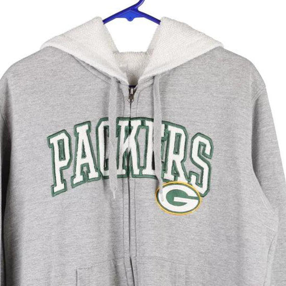 Vintage grey Green Bay Packers Nfl Hoodie - womens large