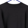 Vintage black Fruit Of The Loom Sweatshirt - mens large