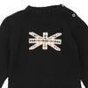 Vintage black Age 3  Burberry Jumper - girls x-small