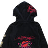 Vintage navy Age 6 Ed Hardy Hoodie - girls small