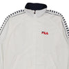 Vintage white Fila Track Jacket - mens xx-large