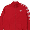 Vintage red Umbro Zip Up - mens x-large