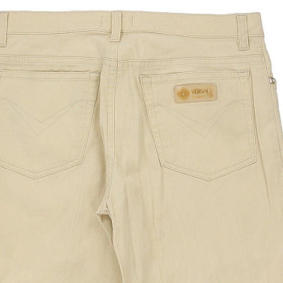 Vintage cream Versace V2 Classic Jeans - womens 30" waist