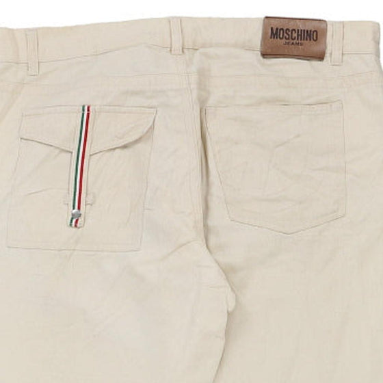 Vintage cream Moschino Trousers - womens 38" waist