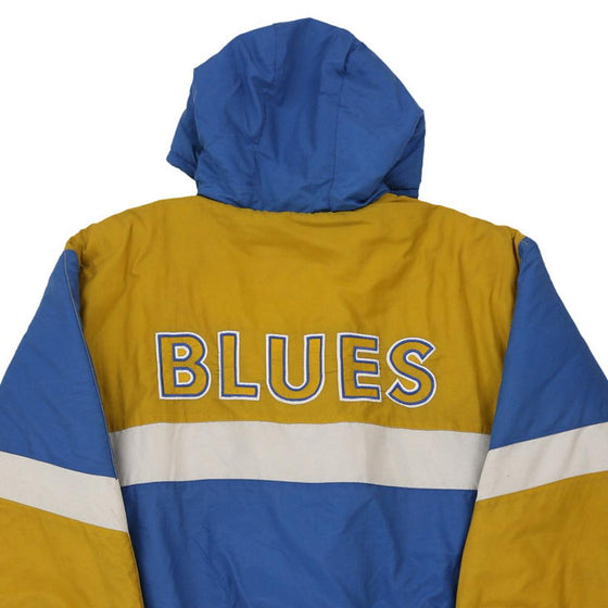 Vintage block colour St. Louis Blues Logo 7 Jacket - mens large