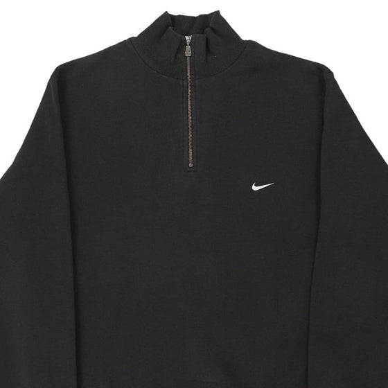 Vintage black Nike 1/4 Zip - mens large