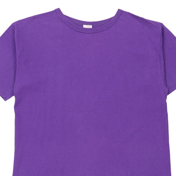 Vintage purple Single Stitch Fruit Of The Loom T-Shirt - womens large