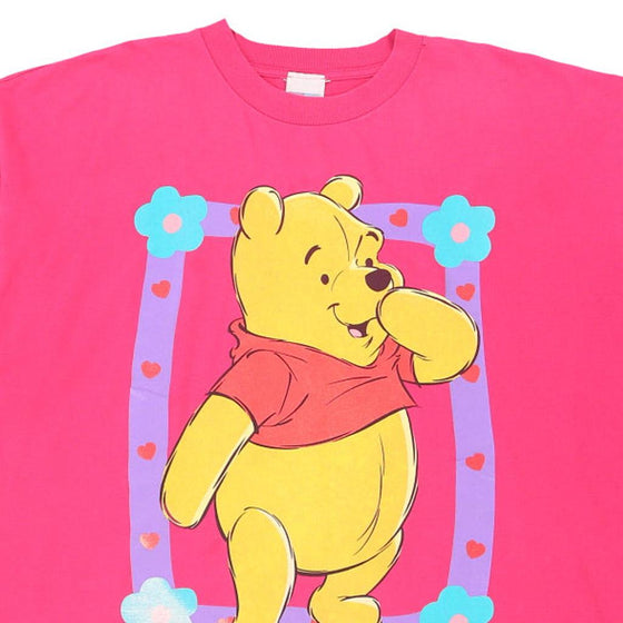 Vintage pink Single Stitch. Winnie the Pooh Pooh T-Shirt - womens xx-large