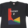 Vintage black Single Stitch Playboy.  Qualitops T-Shirt - mens large