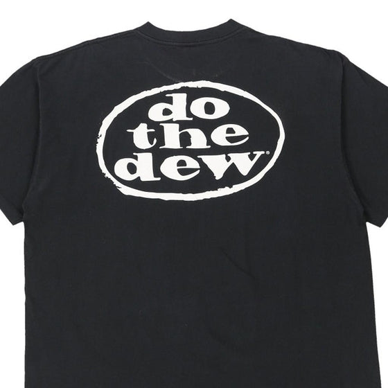 Vintage black Single Stitch  Mountain Dew T-Shirt - mens xx-large