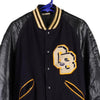 Vintage black Howe Varsity Jacket - mens medium