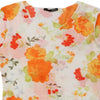 Les Copains Floral Top - Medium Multicoloured Viscose