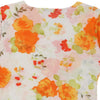 Les Copains Floral Top - Medium Multicoloured Viscose