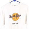 Vintage white Tokyo Hard Rock Cafe Sweatshirt - mens large