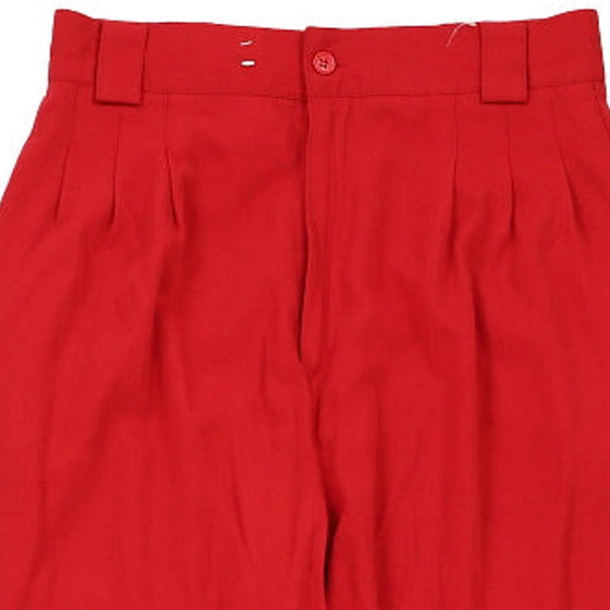 Vintage red M.J.Carroll Trousers - womens 28" waist