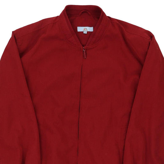 Vintage red Milano Bomber Jacket - mens x-large