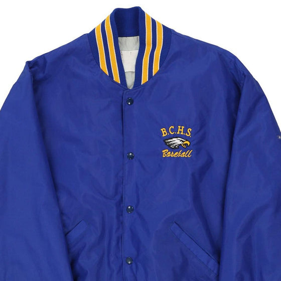 Vintage blue Made In USA BCHS Baseball Delong Varsity Jacket - mens large