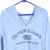 Vintage blue Outer Banks, North Carolina Ocean Drive Hoodie - womens medium