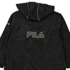 Vintage black Fleece Lined Fila Jacket - mens x-large