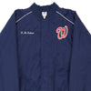 Vintage navy Washington Nationals B. McFarland Russell Athletic Bomber Jacket - mens large