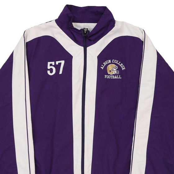 Vintage purple Albion College Football Russell Athletic Jacket - mens xx-large