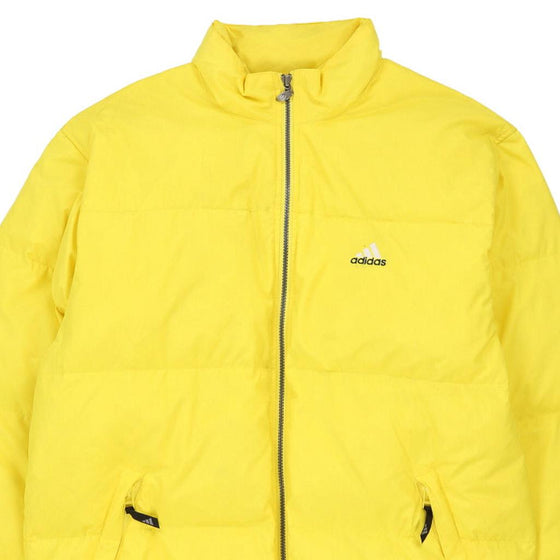 Vintage yellow Adidas Puffer - mens large