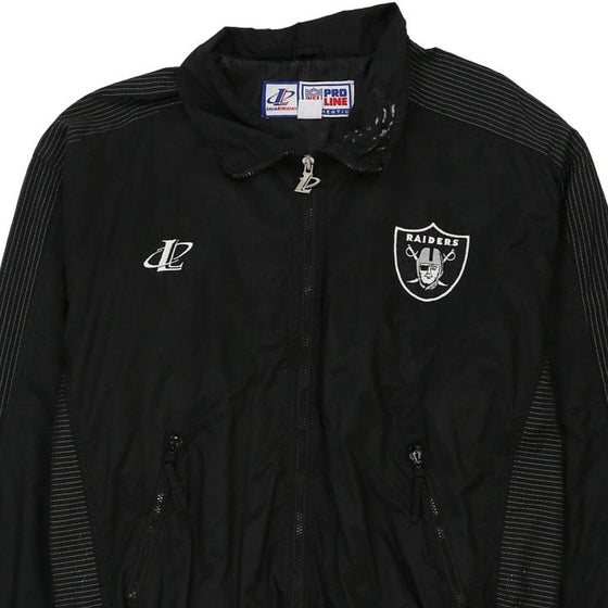 Vintage black Los Angeles Raiders Logo Athletics Jacket - mens large