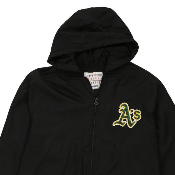 Vintage black Oakland Athletics Jh Designs Baseball Jacket - mens medium